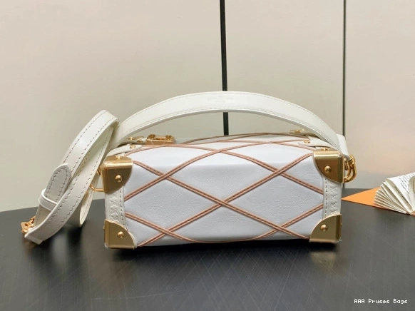 AAA Pruses Bags Trunk Side VUITTON PM-18*12.5*8CM LOUIS 0718